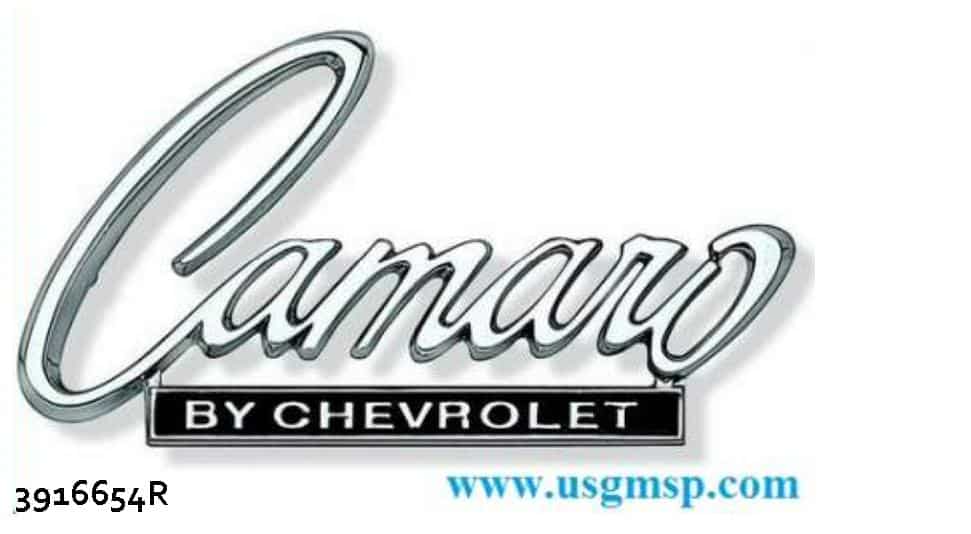 69 Camaro Trunk & Header Panel emblem
